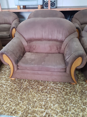 Oversized Armchair in Fabric